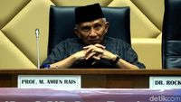 Bahas DPT Pemilu 2019, Begini Ekspresi Serius Amien Rais