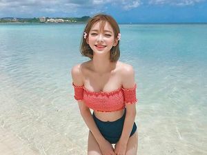 Foto: Gaya Liburan Si Model Cantik dari Negeri Ginseng Foto: Gaya Liburan Si Model Cantik dari Negeri Ginseng