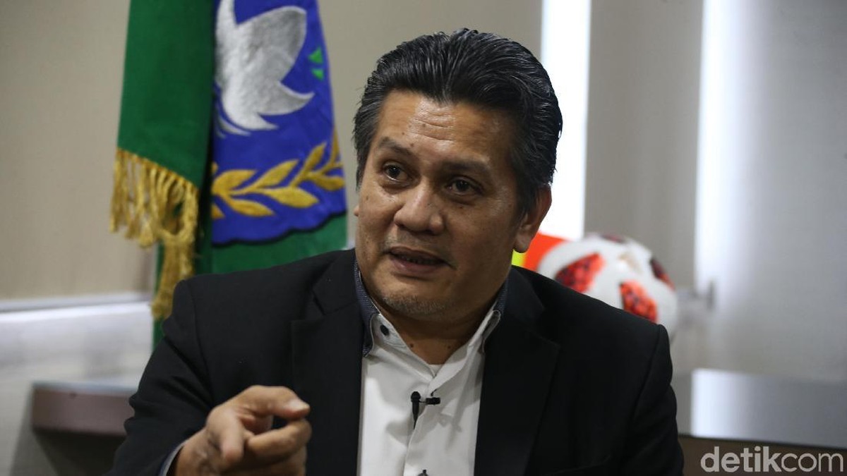 Gusti Randa pastikan KLB PSSI dilangsungkan Agustus 2019.  (Rengga Sancaya/detikSport)