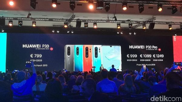 Begini Momen Kelahiran Huawei P30 dan P30 Pro di Paris
