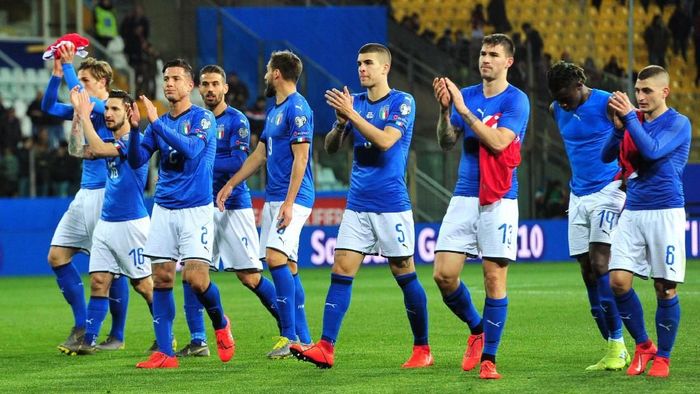Usai menang 2-0 atas Finlandia, Italia melumat Liechtenstein 6-0 (Foto: Jennifer Lorenzini/Reuters) Usai menang 2-0 atas Finlandia, Italia melumat Liechtenstein 6-0 (Foto: Jennifer Lorenzini/Reuters)