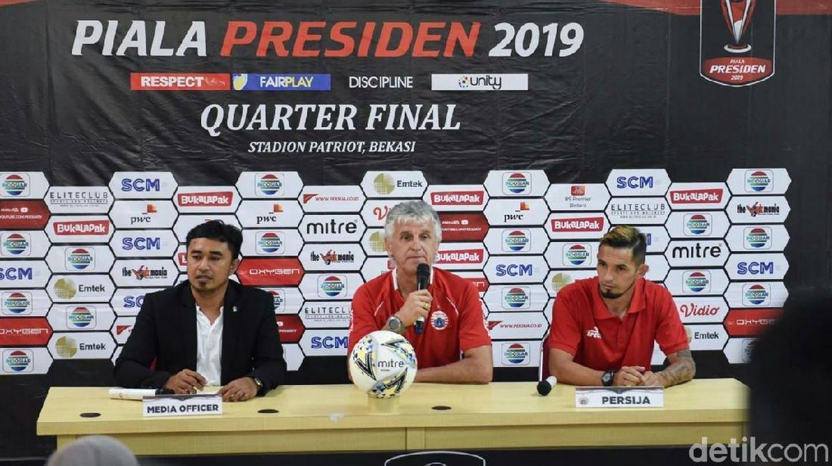 Jadwal siaran langsung Persija Jakarta vs Kalteng Putra di babak 8 besar Piala Presiden (Amalia Dwi Septi/detikSport)