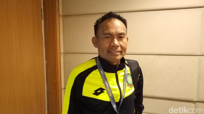 Pelatih timnas Brunei Darussalama U-23 Stephen Ng Heng Seng. (Foto: Randy Prasatya/detikSport) Pelatih timnas Brunei Darussalama U-23 Stephen Ng Heng Seng. (Foto: Randy Prasatya/detikSport)