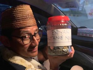 Sandiaga Diberi Setoples Recehan untuk Bayar Utang Negara