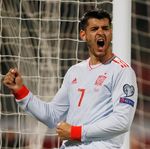 Dua Gol Spesial Morata untuk Luis Enrique