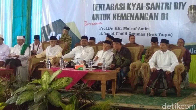 Kiai dan Santri DIY Dukung Jokowi-Maruf