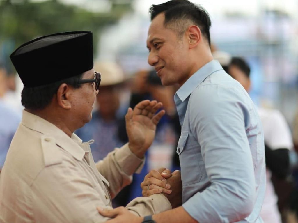 Sindiran AHY Menteri Jokowi Dibalas Satire Prabowo Menang Sindiran AHY Menteri Jokowi Dibalas Satire Prabowo Menang
