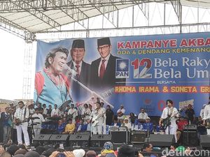 Kampanye PAN, Rhoma Irama: Islam Harus Maju Jangan Mau Diadu