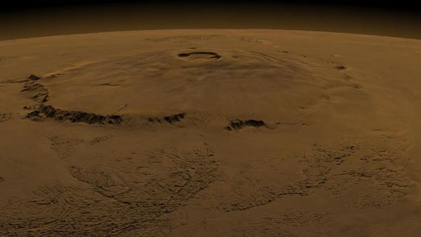 Wujud Olympus Mons yang Tiga Kali Lebih Tinggi dari Everest