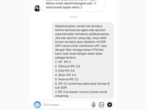 Guyon Rektor UNY soal Tiket Konser IPK 4, Ini Tips Bicara dengan Milenial