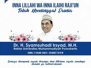 Rektor UMP Wafat, Haedar Nashir: Muhammadiyah Kehilangan Tokoh Senior