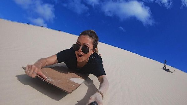 Foto: Gaya Si Cantik Inka Fitria di Queensland