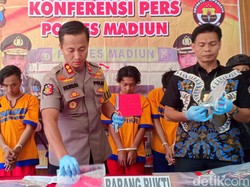 Enam Begal Beraksi di Madiun Ditangkap, Dua Orang di Bawah Umur