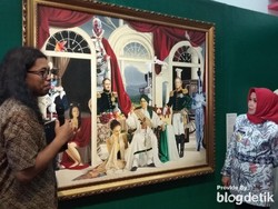 Pameran Lukisan Penangkapan Pangeran Diponegoro Ajak Milenial Melek Sejarah