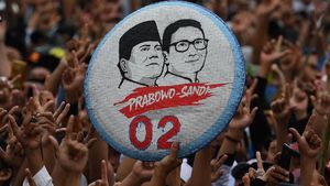 Massa Meluber, Begini Suasana Kampanye Prabowo di Pakansari