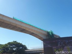 Lintasan LRT Jabodebek Cibubur-Cawang Tersambung