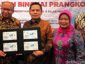 MPR Luncurkan Prangko 4 Pilar MPR Luncurkan Prangko 4 Pilar