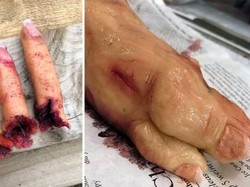 Wanita Ini Hobi Bikin Cake Persis Potongan Tubuh Manusia