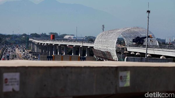 Akhirnya Lintasan LRT Jabodebek Cibubur-Cawang Tersambung