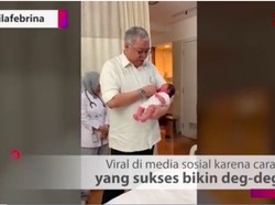 Videonya Viral, dr Ali Sungkar Bagikan Tips Biar Tak Gugup Gendong Bayi