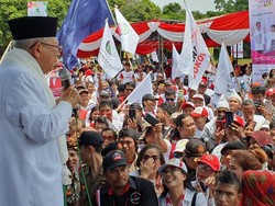 Kampanye di Depok, Maruf: Tak Usah Ribut, Pilih Saya atau Jokowi Saja