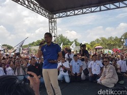 Kampanye di Serang, Sandiaga Janji Hapus Sistem Kerja Kontrak