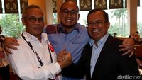 Momen Keakraban BPN dan TKN Jelang Debat Keempat