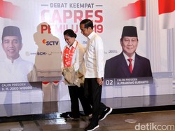 Adu Gaya Jokowi-Prabowo di Debat Capres 2019 Keempat, Kemeja Putih Vs Jas