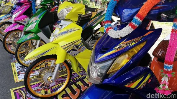Modif Motor Ban Cacing ala Thailook Cuma buat Pajangan