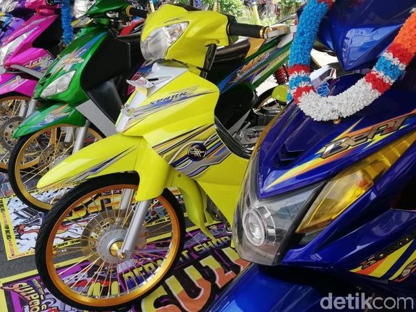 Modif Motor Ban Cacing ala Thailook Cuma buat Pajangan