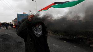 Potret Perjuangan Warga Peringati 1 Tahun Aksi Bebaskan Palestina
