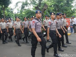 Ribuan Personel Polri-TNI Gelar Apel Pengamanan Debat Capres