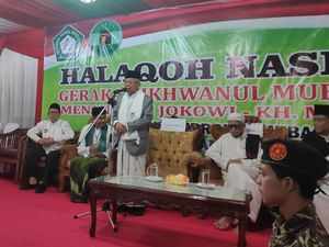 Datangi Ponpes Nurul Ibad, Maruf Amin Ingatkan Pilpres Bukan Perang