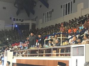 Buka Festival Pencak Silat Dunia, Prabowo Beri Pesan Jangan Balas Dendam