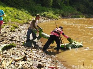 Mayat Pria Tanpa Identitas Mengambang di Sungai Citanduy