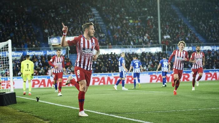 Atletico Madrid menang telak 4-0 atas Alaves. (Foto: Juan Manuel Serrano Arce/Getty Images)