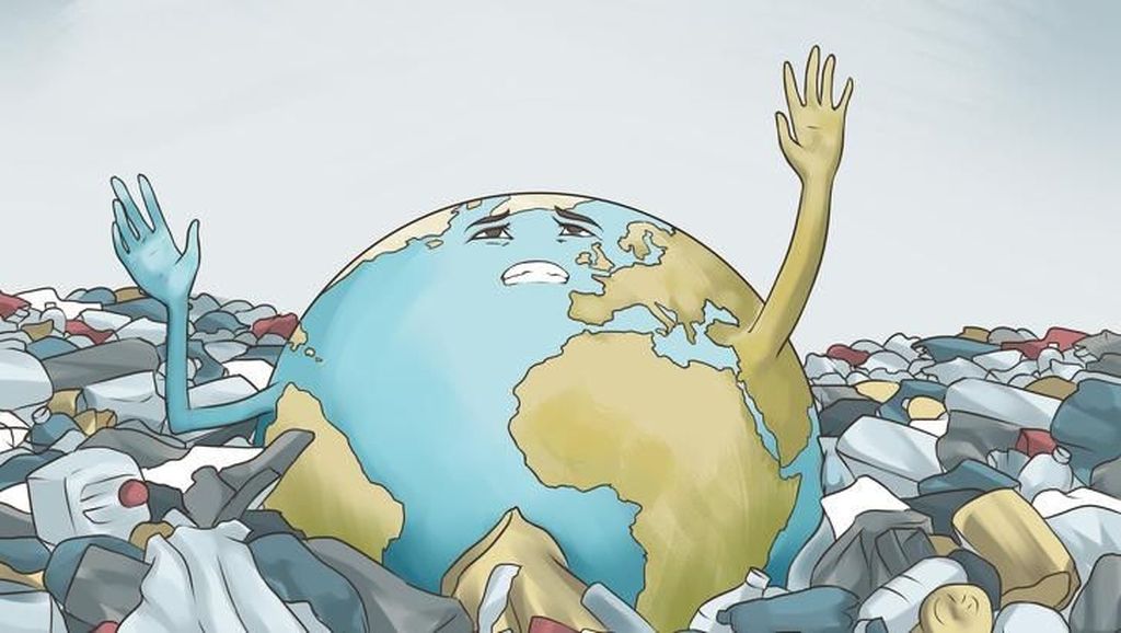 Ilustrasi Menohok Tampilkan Kelamnya Dunia Jaman Now Ilustrasi Menohok Tampilkan Kelamnya Dunia Jaman Now