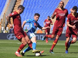 Hasil Liga Italia: Napoli Hajar Roma 4-1 di Olimpico