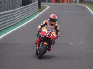 Marquez di Argentina: Airbag Terbuka, Rantai Putus, Rebut Pole Position