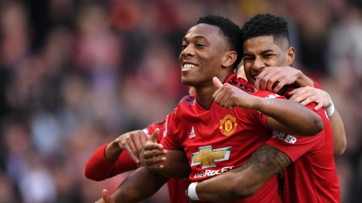 Manchester United di Liga Inggris. (Foto: Shaun Botterill/Getty Images)