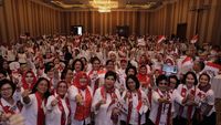 Deklarasi Dukungan Istri Pensiunan TNI AD untuk Jokowi-Maruf