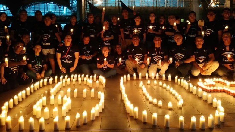 Foto: 13 bandara AP I ikut memperingati Earth Hour (dok AP I)