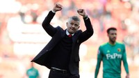 Masih di bulan Maret 2019, Ole dapat kontrak permanen sebagai manajer MU. (Foto: Andrew Yates/Reuters)