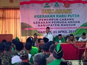 Cium Upaya Penggagalan Pemilu 2019, GP Ansor Siap Jihad Cium Upaya Penggagalan Pemilu 2019, GP Ansor Siap Jihad