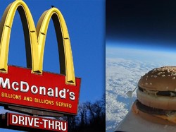 Kirim Burger ke Luar Angkasa, Pria Ini Rekam Perjalanan Burgernya