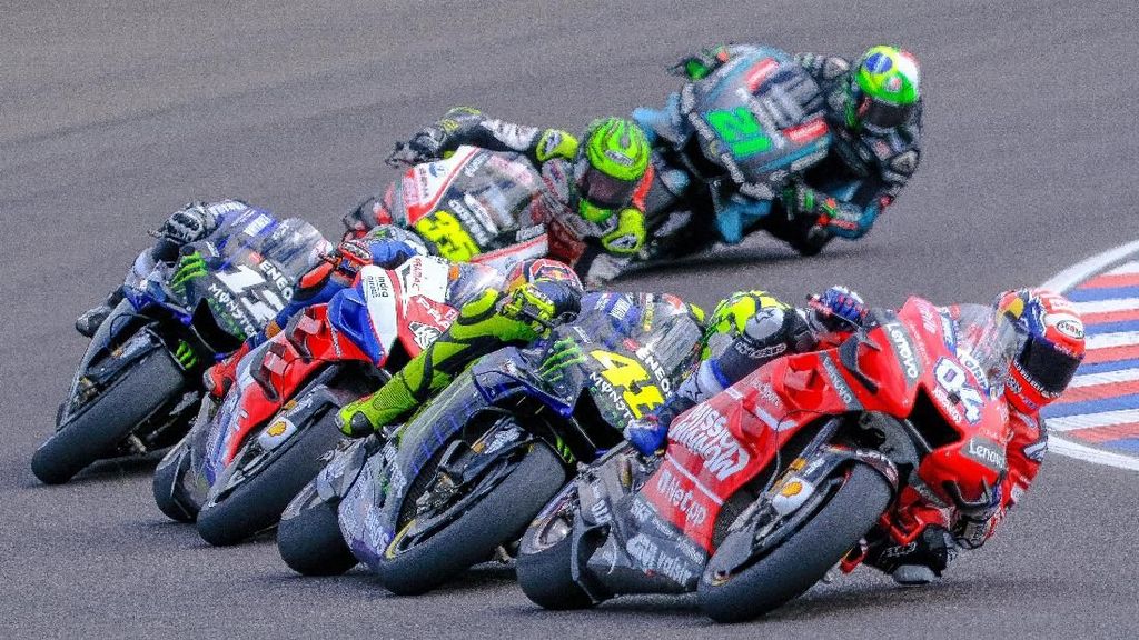 MotoGP Argentina: Marquez Berkuasa, Rossi vs Dovizioso Seru!