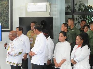 Jokowi Saksikan MoU Pemulihan Gunung Cyloop Papua