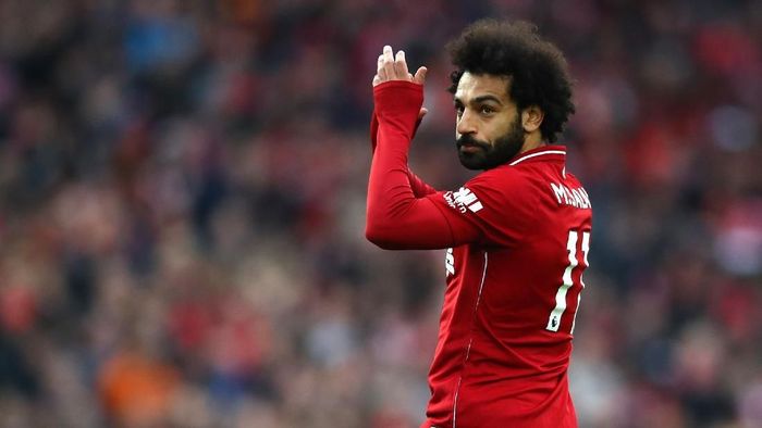 Penyerang Liverpool Mohamed Salah masuk dalam daftar 100 orang berpengaruh dunia versi majalah Time. (Foto: Clive Brunskill/Getty Images)