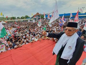 Kampanye di Sumenep, Maruf Tegaskan Jokowi Cinta Ulama