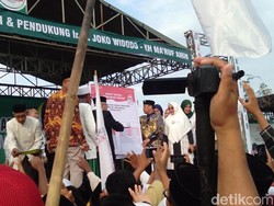 Simulasi Pencoblosan di Sumenep, Maruf Amin: Pilih yang Baju Putih